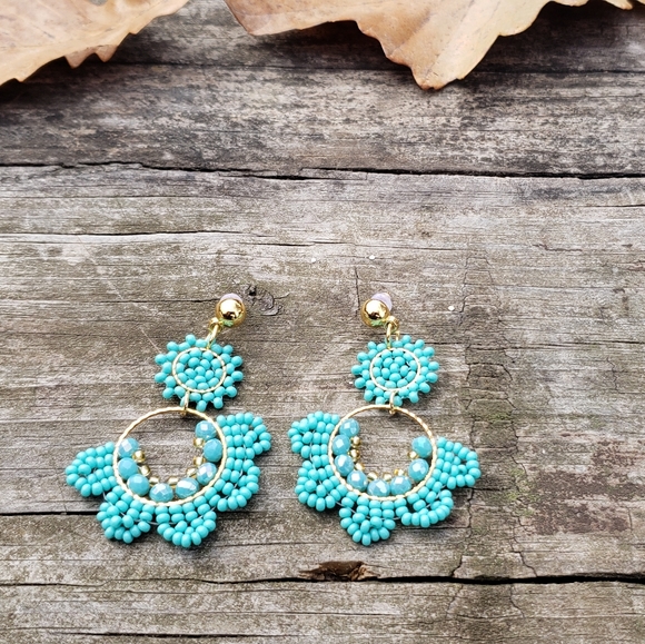 💕Handmade Colombian Earrings - Picture 2 of 2